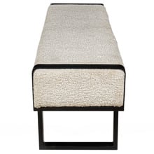 Bergamo Boucle Ottoman Bench